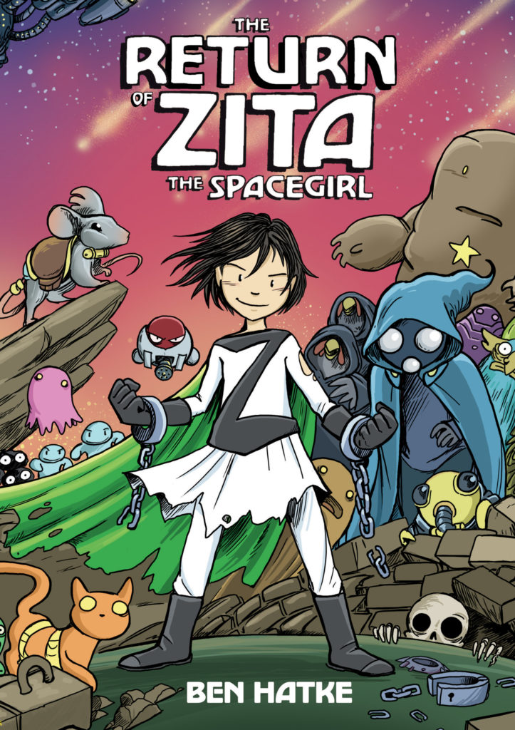 Return of Zita the Spacegirl by Ben Hatke book cover graphic novel